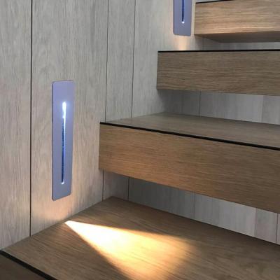 China Modern Ip65 Led Corner Step Lamp For Stairs With Human Body Sensor 3w LED Step Stair Light for sale