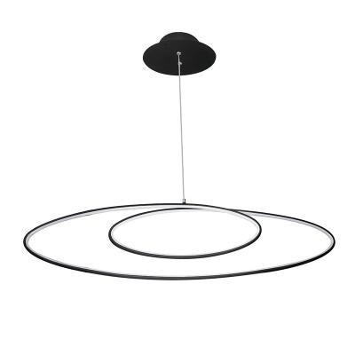 China 2023 Modern Customs Oval Round Pendant Lamp Circle Pendant Lamp Modern Customs Lead Pendant Lamp Dining Room Ceiling Lamp for Dining Room for sale