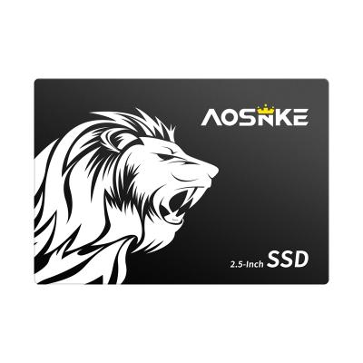 China Aosenke Factory Supply 64gb/128gb/256gb/512g/1tb/2tb 2.5 Inch Sata3 SSD Internal Hard Disk Drive for sale