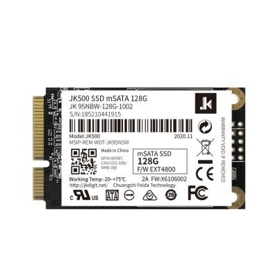 China Desktop and Laptop SSD JK Msata Hard Drive 128gb Sata3 Msata SSD for Desktop and Laptop for sale