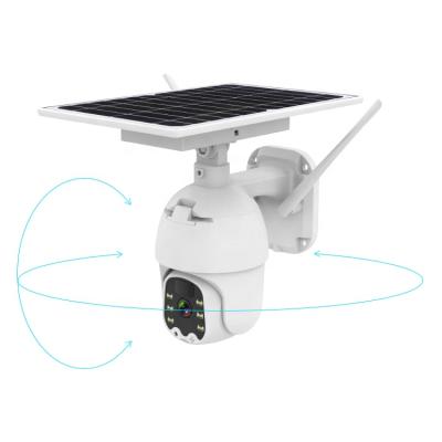 China HD 1080P NIGHT VISION Surveillance Security Good Quality PTZ Waterproof Solar Powered CCTV Camera for sale