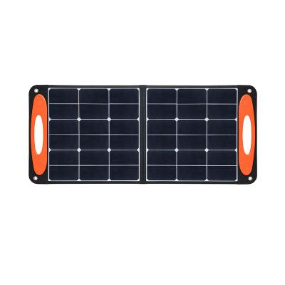 China 900D Fabric New Sunpower 2021 Foldable Solar Panel Portable Solar Charger 40w 60w 100w From Amazon For Laptops for sale