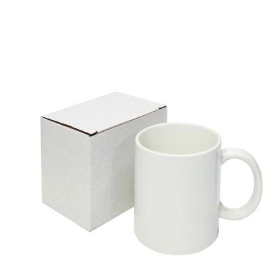 China Viable Skillful Design Coated White Mug Factory Supply Ceramic Plain White Mug for sale