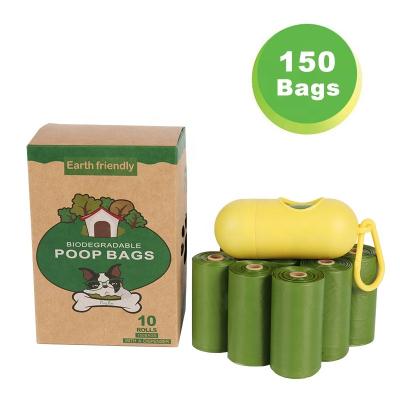 China Sustainable Customized Eco Friendly Biodegradable Cornstarch Dog Poop Bags Pet Waste Waste Bag for sale