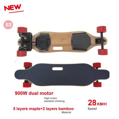 China S3 unisex electric four-wheeled vehicle four-wheel electric skateboard for sale