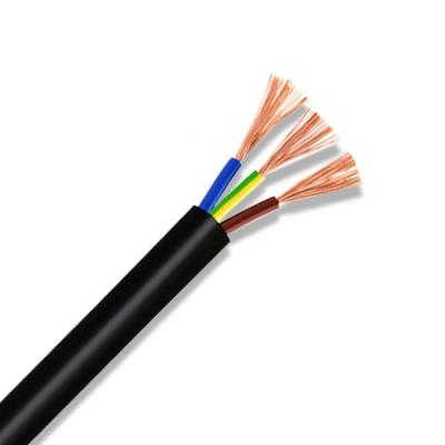 China Power Plant Electrical Wires Cables Copper PVC Sheathed 300 V Video Surveillance System 3 Core Power Cable Rvv 0.5mm Rope 0.5mm for sale