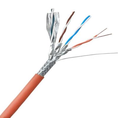 China Cat7 Networking Network Cable Cat8 Anti-jamming Core Shielded Communication Ethernet Lan Computer Networking Electrical Wires Cables for sale