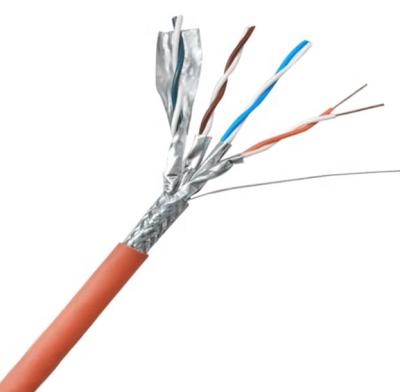 China 8 Core 0.57MM 23AWG Copper Cat7 Cat8 Transmission Low Halogen High Speed ​​Anti-Interference And Fast Smoke Free Shielded Network Cable Computer Wire Wire for sale