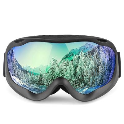 China Spherical Adult Anti-fog Double Layer Windproof Skiing Goggles Wholesale Anti-UV for sale