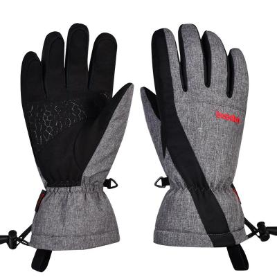 China Wholesale Waterproof Windproof Touchscreen Warm Touch Screen Silicone Finger Ski Gloves for sale