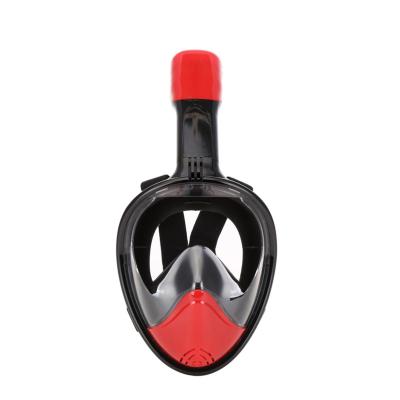 China Detachable Tube Wholesales Full Face Snorkel Diving Mask Swimming Anti Fog Snorkeling Mask For Diving for sale