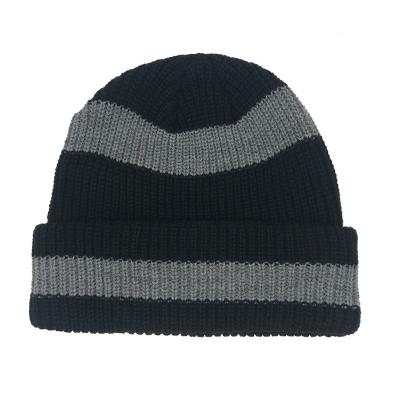 China breathable & Mowin Waterproof Mens Winter Warm Knitted Solid Color Logo Custom Hat for sale