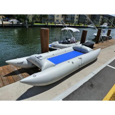 China Water Sports Factory Wholesale Water Sports Rescue Vessel Inflatable Fishing Boat for sale