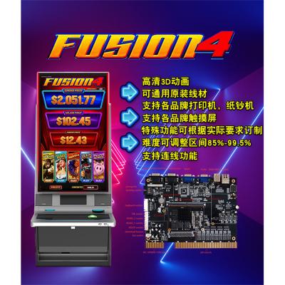 China 2021 Newcomer Fusion 4 With 5 In 1 Most Popular Slot Game Playing Coin Arcade Game JY-068 for sale