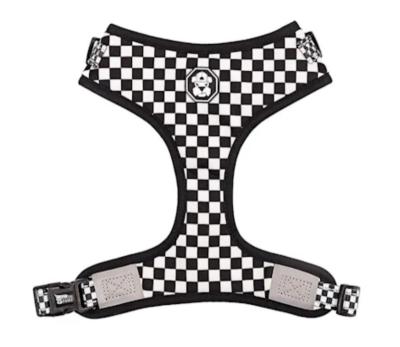 China Padded Checkerboard Mesh Dog Harness Adjustable for sale