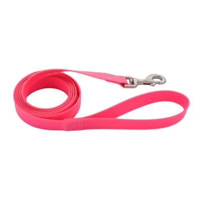 China Personalized Durable Waterpro Coated Webbing Dog Leash for Outdoor Fun, Pink for sale