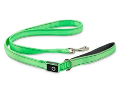 China Custom Made in China Top Quality Neon Green LED Lighting Dog Leash for sale