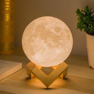 China Customized 2021new Magnetic Rechargable Led Starry Shape Sky 3D Battery Moon Moon Lamp Night Light Modern Christmas Decor Stand for sale