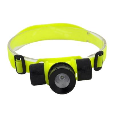 China Emergency AAA /18650 Battery LED Rechargeable T6 Waterproof IP68 Diving Headlamp Led Diving Headlight for sale