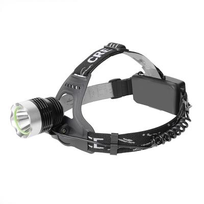 China Camping Hiking Climbing Fishing Manufacturers Wholesale Aluminum Alloy T6 Rechargeable Long Range Head Lamp Cycling Hunting Outdoor Camping LED Headlights for sale