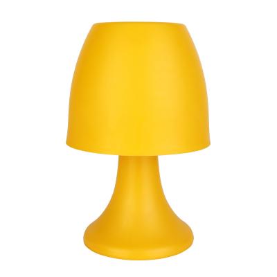 China Modern 8 LED Lovely Mushroom Shape Switch Night Lamp Battery Light Table Lamp Kids Small Modern Desk Lamp for sale