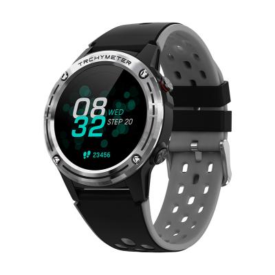 China GPS Navigation Round Screen M6 Smart Watch HD Display Heart Rate MTK2503A-ARM7 Chip Tracker Men Smartwatch for sale