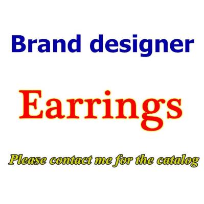 China Vintage Earrings& Classic wholesales 2021 OEM famous designer brand jewelry double cc Gg earrings aretes de moda for sale