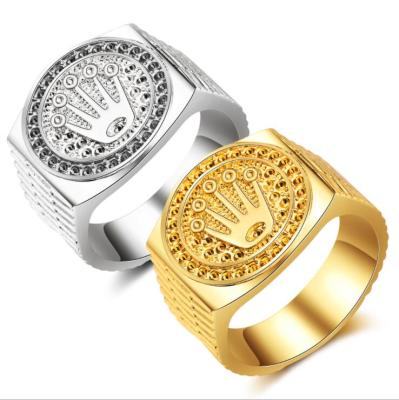 China Men's Ring Fashion Ring Middle East Arab Ring Hiphop Finger Ornaments for sale