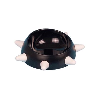 China Durable ABS Bulldog Wheels For Dog With Replaceable Rivets Pet Wheels Food Feeder for sale