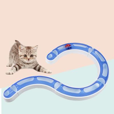 China Professional Manufacturer Viable Roller Circuit Toy For Cats Catch New Funny Ball Cat Toy Super Roller Circuit for sale