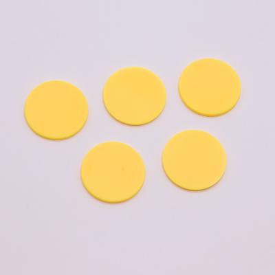 China Eco-friendly Durable Embossed Plastic Chips Plastic Token Coins for Awards and Sports for sale