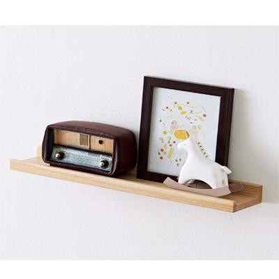 China Rustic Wall Mounted Shelves Ledge Solid Wood Floating Shelves Picture Storage Wooden Shelf for sale