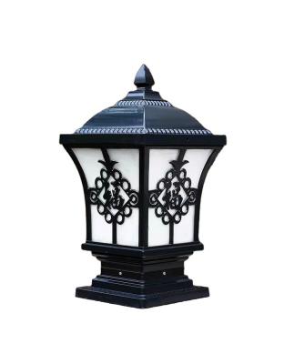 China Solar Lawn Post Lights Fence Light Pillar Lamp Outdoor Solar Landscape Lawn Lamp for sale