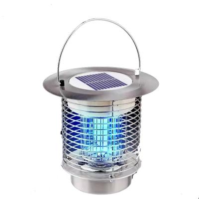 China Waterproof Solar Lawn Pest Mosquito Racket Killing Lamp Garden Mosquito Killing Lamp for sale