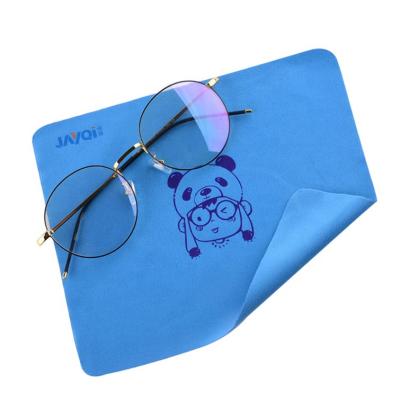 China glass absorbent cleaning cloth, anime print glass cloth 15*18cm for sale