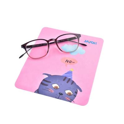 China magic fiber glasses cloth, microfiber optic glass cloth for wholesale 15*18 cm for sale