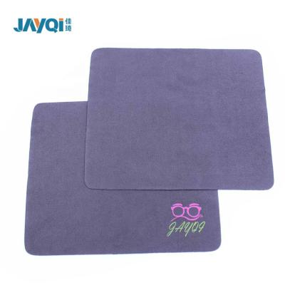 China custom microfiber glass fabric with foam printing 15*18 cm for sale