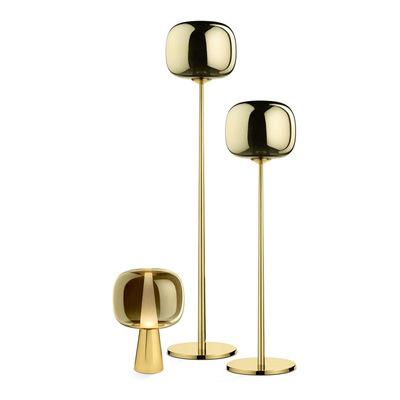 China Modern post-modern living room sofa beside wrought iron gold glass simple designer Nordic bedroom creative floor lamp for sale