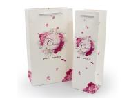 China Mini aspecto de moda decorativo de la caja de regalo de la cartulina del vidrio de vino tinto en venta