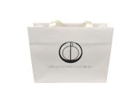 China Collapsible Personalized Favor Bags Handling Printing Grosgrain Handle for sale