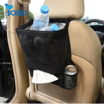 China Auto Foldable Car Back Seat Organizer Car Trash Bag Car Protector Seat Mat Organizer Eco-Friendly Storage Bag for sale