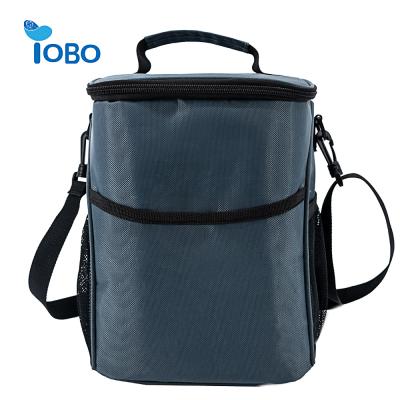 China Front Mutual Pocket Insulated Portable Waterproof Promotional Cooler Bag Canvas Lunch Bag Insulated for sale