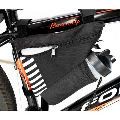 China Functional Sports Bicycle Bag Water Proof Bike Triangle Saddle Frame Pouch Bicycle Water Bottle Bag for sale