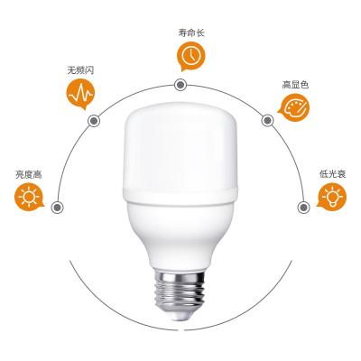 China 2021 wholesale hot sale XINHUA INDOOR flat head t shape led bulb 5w 10w 14w 18w 38W 48W 58W bohlam lampu for sale