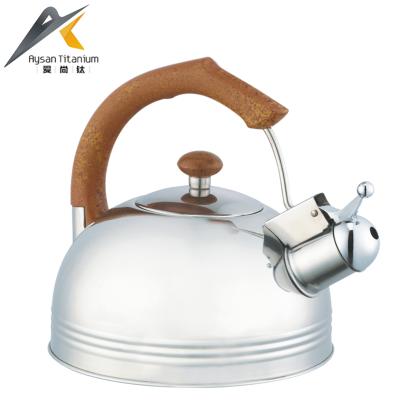 China Sustainable Stainless Steel Stovetop Kettle Whistling Kettle for sale