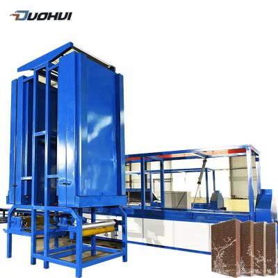 China Energy Saving Automatic Air Cooler Honey Evaporate Cooling Pad Making Factory for sale