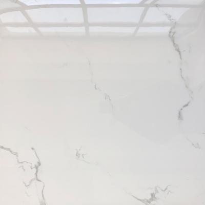 China Interior Tiles Villa Glazed Chinese White Porcelain Ceramic Tiles Carrara Floor Tiles for sale