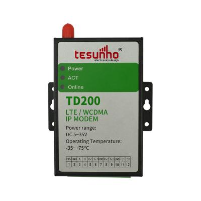 China Tesunho TD200 Modbus IP Modem SMS Pass DTU Modem External Wireless IP for sale