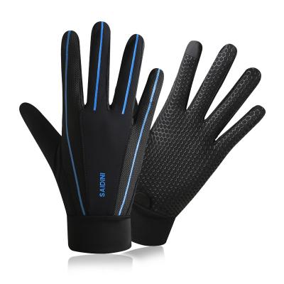 China Modern Riding Gloves Leather High Quality Customized Fabric Safety Sports Gloves for sale