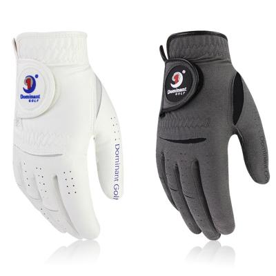 China Breathable Soft Breathable Golf Gloves Microfiber Straight Golf Glove for sale